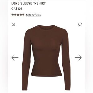 Skims | Fits Everybody Long Sleeve T-Shirt